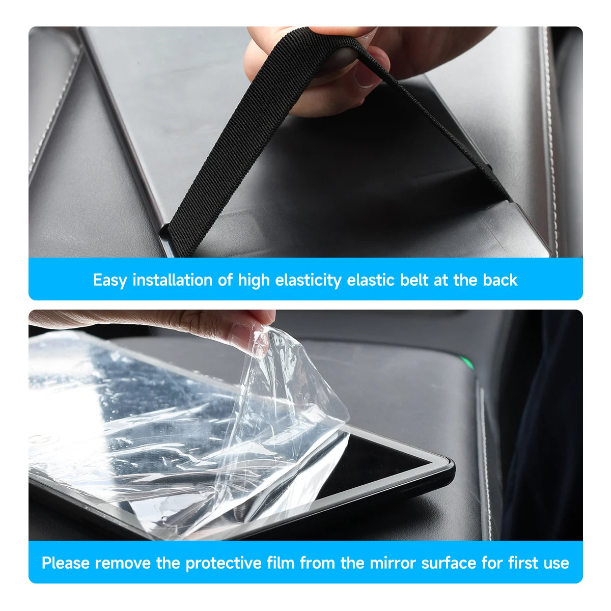 LED Car Makeup HD Mirror