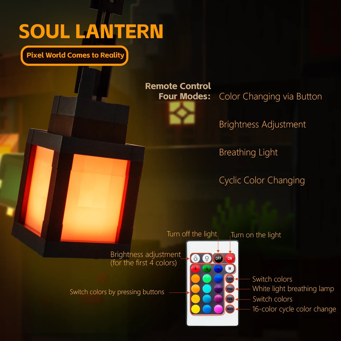 Minecraft 16-Color Lantern